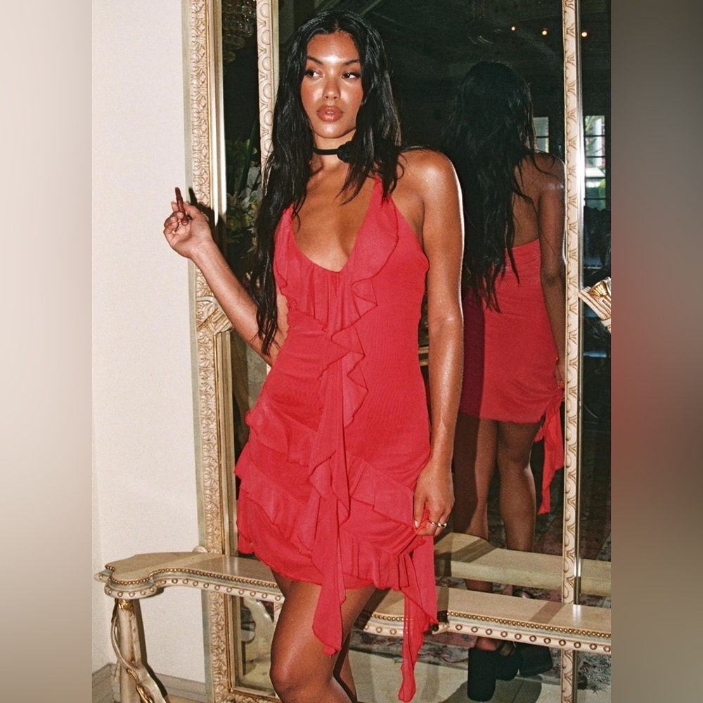 Princess Polly Ruffle Mini Dress - Picture 2 of 8